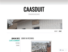 Tablet Screenshot of caasduit.wordpress.com