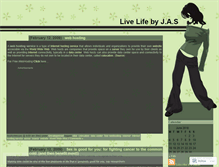 Tablet Screenshot of healtylifebyjas.wordpress.com