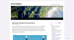 Desktop Screenshot of clivechibule.wordpress.com