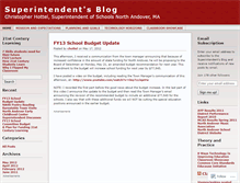 Tablet Screenshot of christopherhottel.wordpress.com