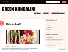 Tablet Screenshot of greenkundalini.wordpress.com