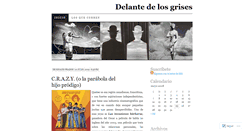 Desktop Screenshot of delantedelosgrises.wordpress.com