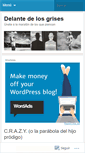 Mobile Screenshot of delantedelosgrises.wordpress.com