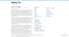 Desktop Screenshot of holidaystips.wordpress.com