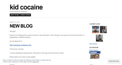 Desktop Screenshot of kidcocaine.wordpress.com