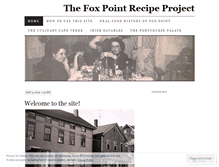 Tablet Screenshot of foxpointfood.wordpress.com