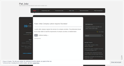 Desktop Screenshot of pakjobz.wordpress.com