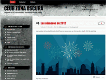 Tablet Screenshot of clubzonaoscura.wordpress.com