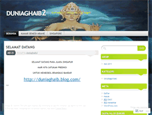 Tablet Screenshot of duniaghaib2.wordpress.com