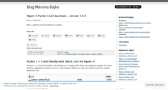 Desktop Screenshot of marcinbojko.wordpress.com