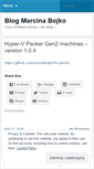 Mobile Screenshot of marcinbojko.wordpress.com
