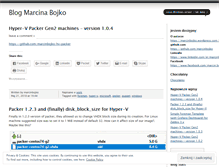 Tablet Screenshot of marcinbojko.wordpress.com