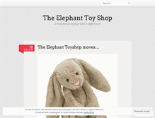 Tablet Screenshot of elephanttoyshop.wordpress.com