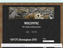 Tablet Screenshot of mocshire.wordpress.com
