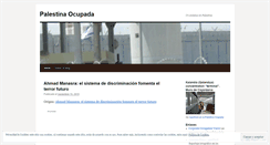 Desktop Screenshot of palestinaocupada.wordpress.com