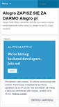Mobile Screenshot of alegropl.wordpress.com