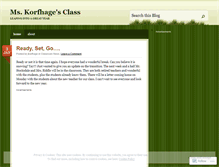 Tablet Screenshot of mskorfhagesclass.wordpress.com