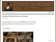 Tablet Screenshot of curiousportraits.wordpress.com