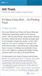 Mobile Screenshot of hilltrash.wordpress.com