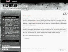 Tablet Screenshot of hilltrash.wordpress.com