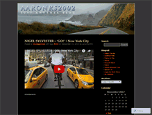 Tablet Screenshot of aaronrs2002.wordpress.com
