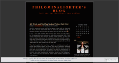 Desktop Screenshot of philominalighter.wordpress.com