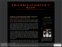 Tablet Screenshot of philominalighter.wordpress.com