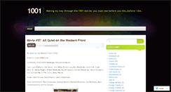 Desktop Screenshot of 1001noway.wordpress.com