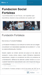 Mobile Screenshot of fundacionfortaleza.wordpress.com