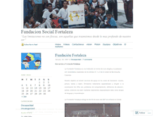Tablet Screenshot of fundacionfortaleza.wordpress.com