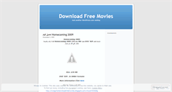 Desktop Screenshot of downloadmovies2009.wordpress.com