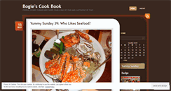 Desktop Screenshot of bogiescookbook.wordpress.com