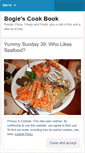 Mobile Screenshot of bogiescookbook.wordpress.com