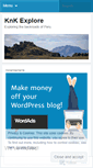 Mobile Screenshot of knkexplore.wordpress.com