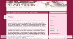 Desktop Screenshot of mydatewithmia.wordpress.com