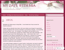 Tablet Screenshot of mydatewithmia.wordpress.com