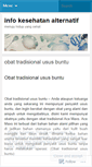 Mobile Screenshot of infokesehatanlaternatif.wordpress.com