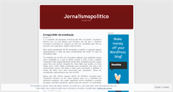 Desktop Screenshot of jornalismopolitico.wordpress.com