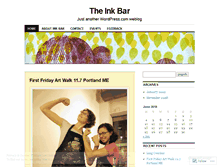 Tablet Screenshot of inkbar.wordpress.com