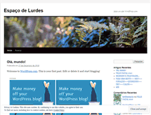 Tablet Screenshot of lurditasmaria.wordpress.com