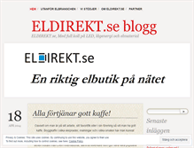 Tablet Screenshot of eldirekt.wordpress.com