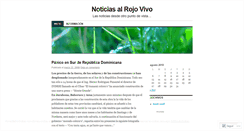Desktop Screenshot of noticiasalrojovivo.wordpress.com