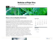 Tablet Screenshot of noticiasalrojovivo.wordpress.com