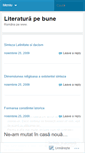 Mobile Screenshot of literaturapebune.wordpress.com