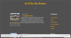 Desktop Screenshot of initforthehoney.wordpress.com