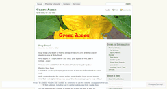 Desktop Screenshot of greenacresblog.wordpress.com