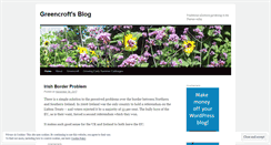 Desktop Screenshot of greencroft.wordpress.com