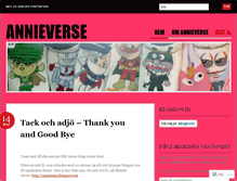 Tablet Screenshot of annieverse.wordpress.com