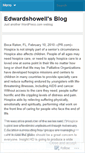 Mobile Screenshot of edwardshowell.wordpress.com