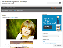 Tablet Screenshot of leslieohene.wordpress.com